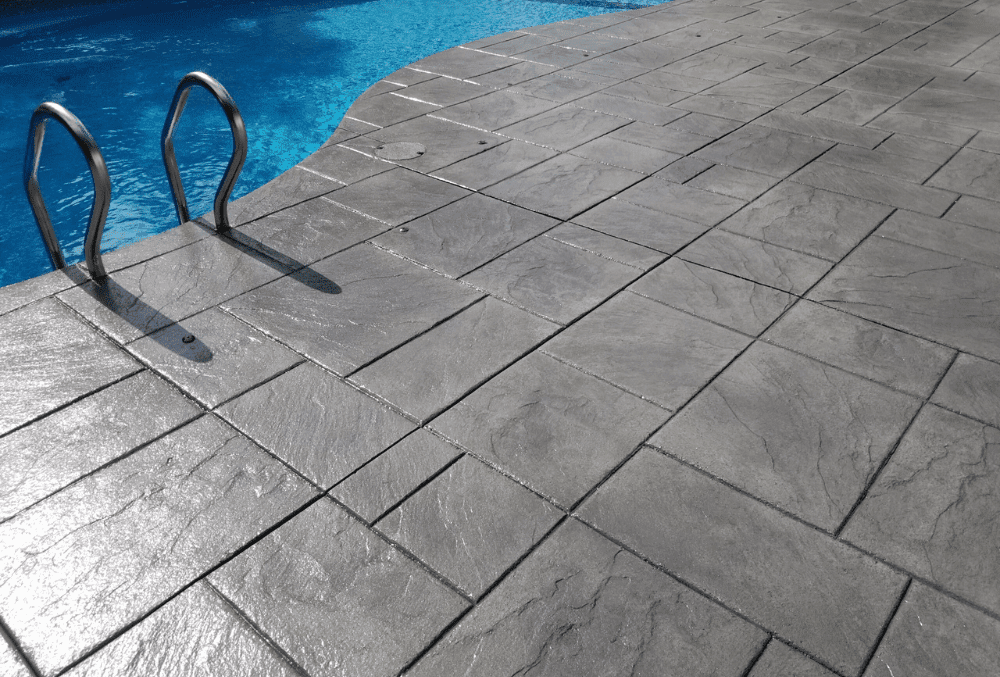 ashlar slate stamped concrete floor