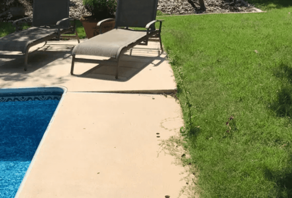 concrete pool deck