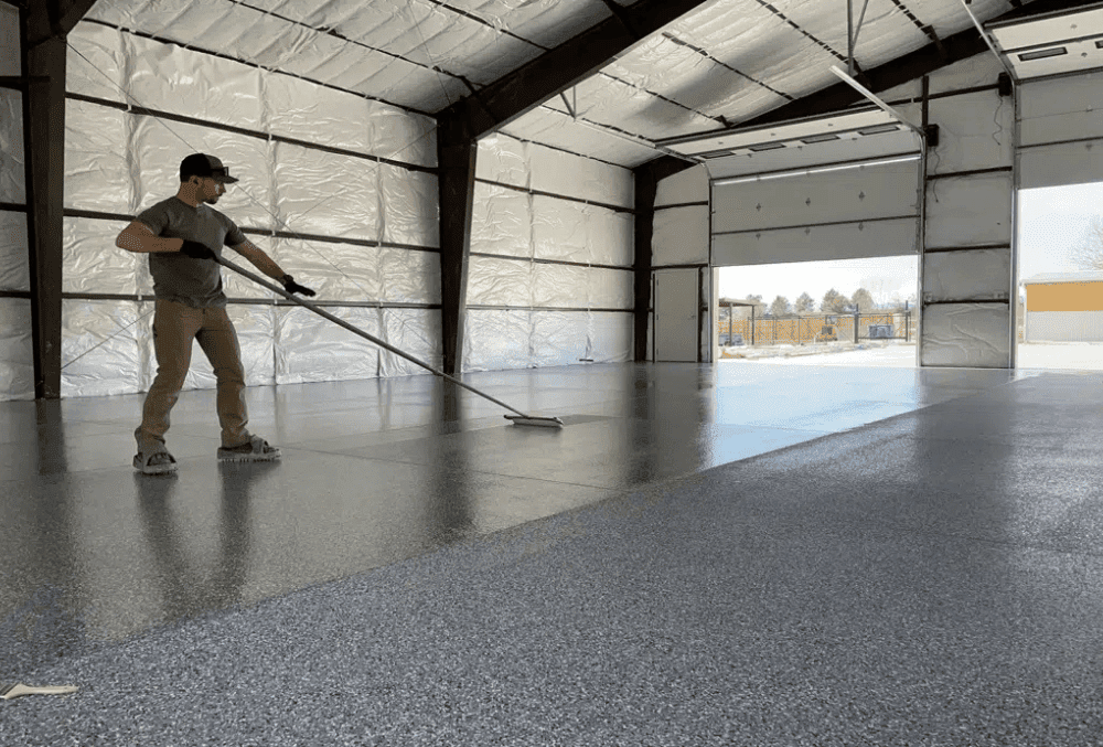 installing a commercial garage floor